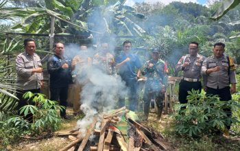 Polsek Tumbang Titi Bubarkan Lokasi Judi Sabung Ayam di Kecamatan Pemahan