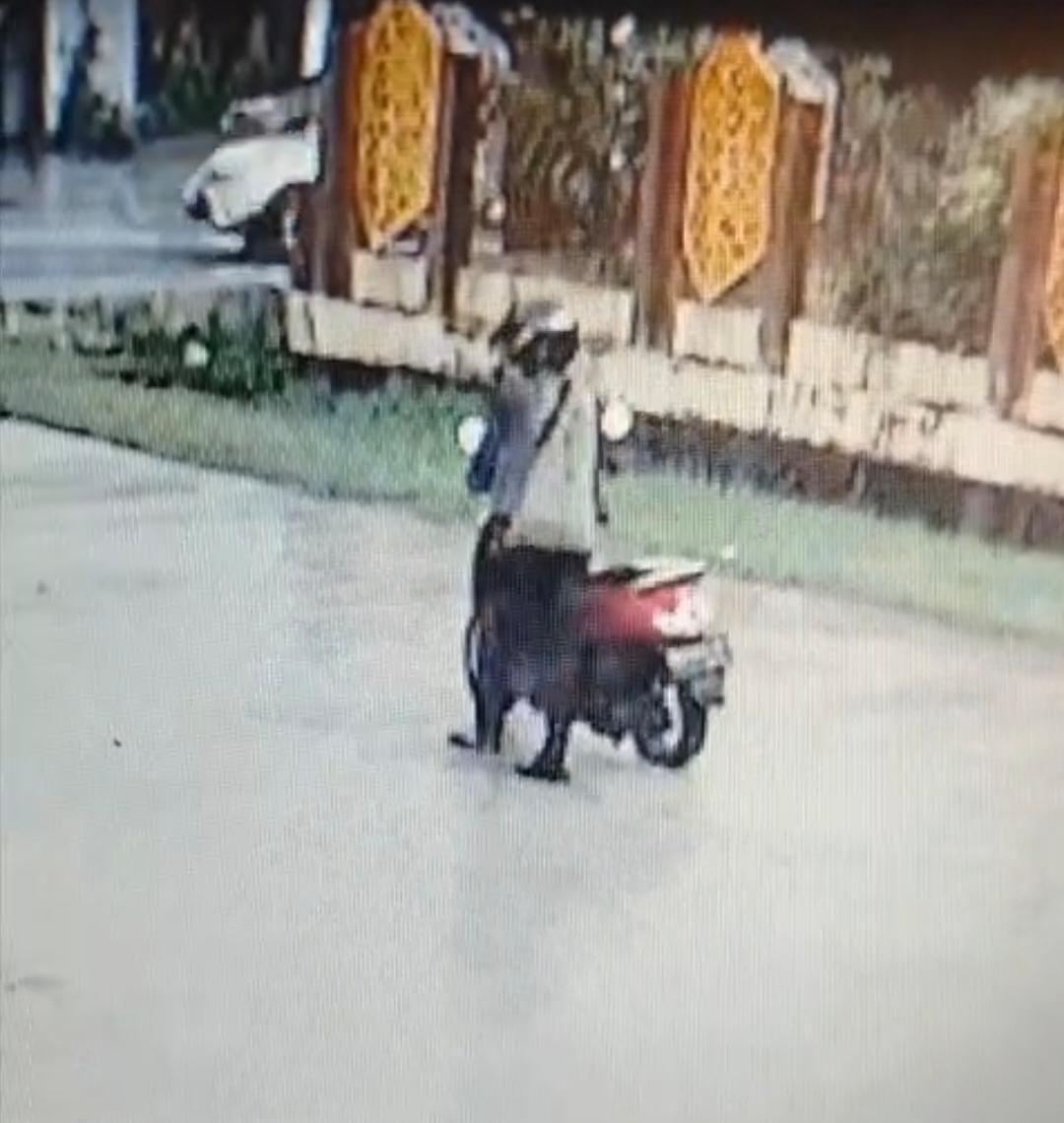 Aksi Curanmor Terekam CCTV dan Sempat Viral