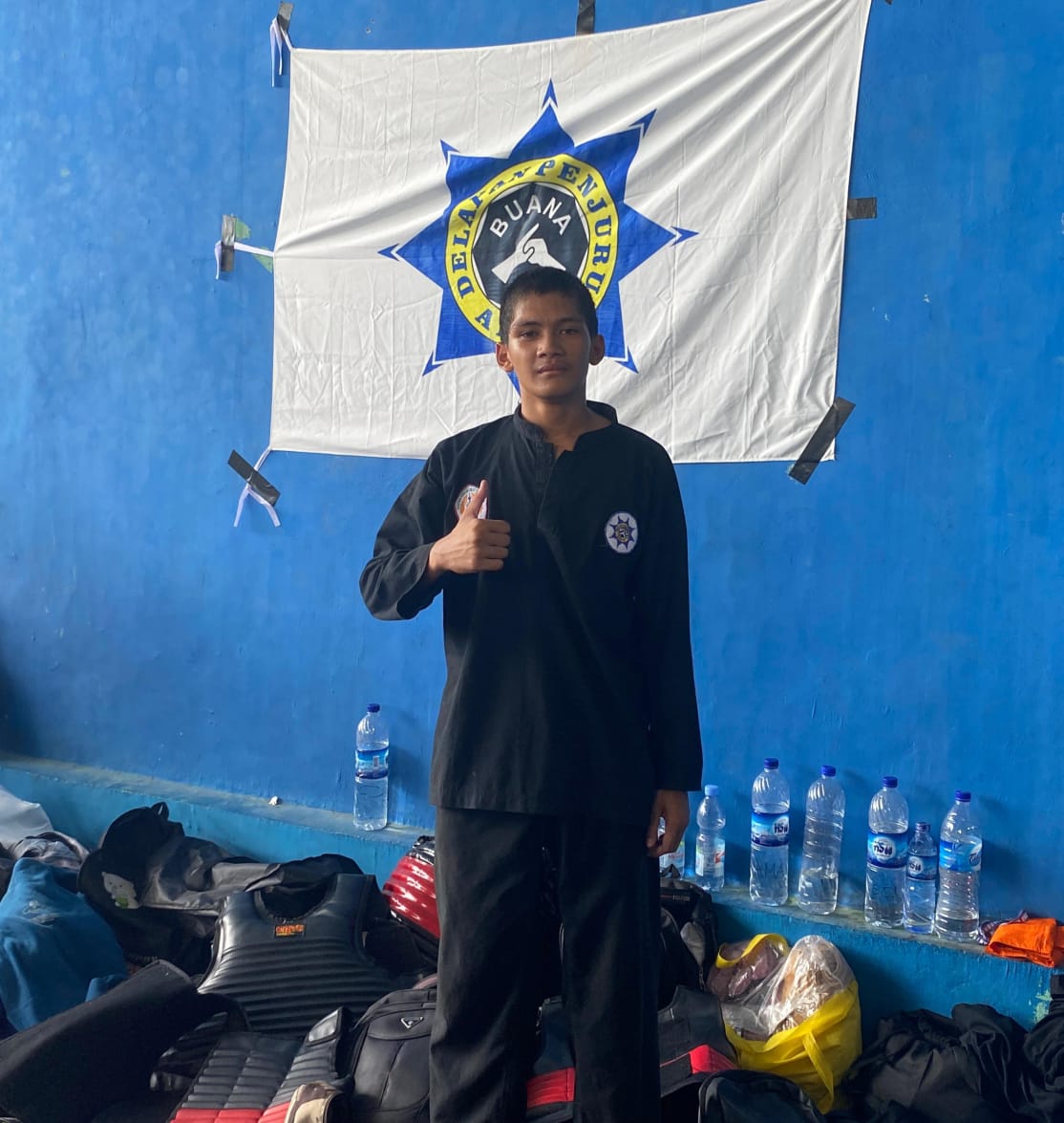 M. Thufail Azmi, Atlet kelas F remaja setelah memenangkan pertandingan pada Event Bupati Cup 2025