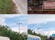Akibat muatan melebihi kapasitas Truk Tangki Gas Oksigen Sebabkan Antrean Panjang mulai pukul 07.40 di Simpang Hilir