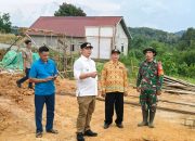 Meninjau Pembangunan Koperasi Desa Merah Putih di Desa Semandang Kiri