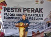 Bupati Ketapang Hadiri Pesta Perak Paroki St. Carolus Boromeus Tembelina, Tegaskan Komitmen Bangun SDM dan Infrastruktur
