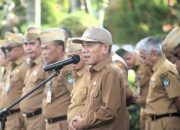 Sekretariat DPRD Kabupaten Ketapang Hadiri Apel Gabungan OPD di Lingkungan Pemerintah Kabupaten Ketapang