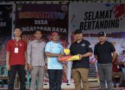 BUPATI KETAPANG RESMIKAN TURNAMEN BOLA VOLI ANTAR DESA, MERIAHKAN HUT KE-16 DESA PENGATAPAN RAYA