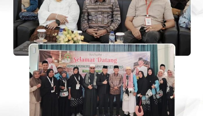 Wabup Ketapang Sambut Kedatangan Jamaah Haji Asal Ketapang di Asrama Haji Batam
